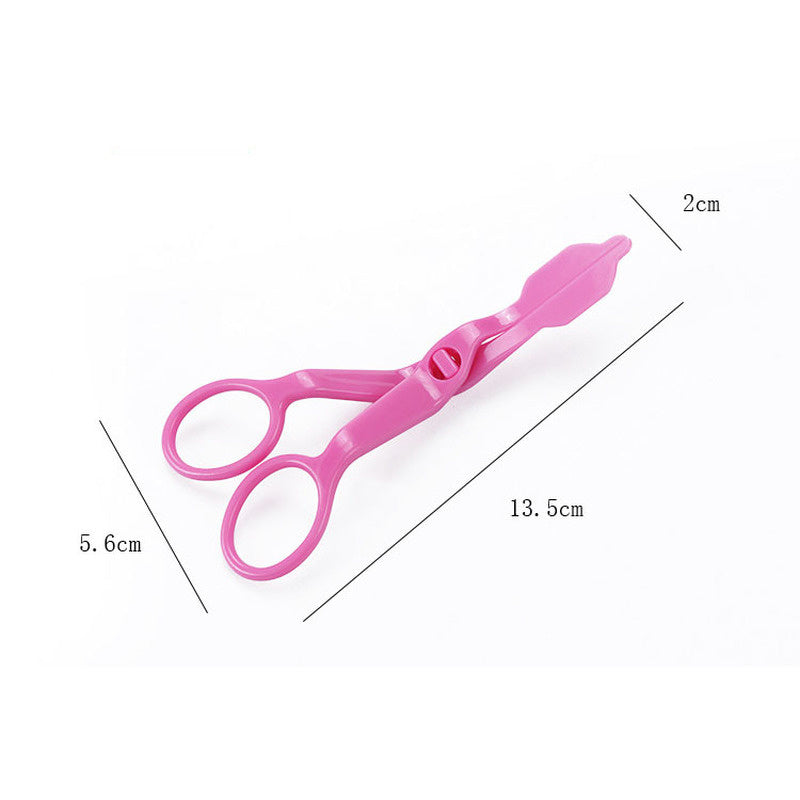 2pcs Piping Flower Scissors/Nail Kitchen Baking Pastry Tool Rose Decor Lifter Fondant Cake Decorating Tray Cream Transfer Set