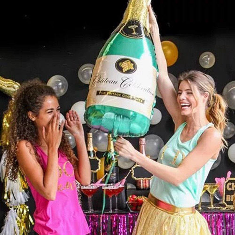 Big Helium Balloon Champagne Goblet Balloon Wedding Birthday Party Decorations Adult Kids Ballons Globos Event Party Supplies